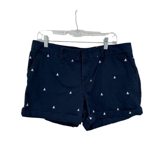 Tommy Hilfiger Shorts Women‎ Size 12 Sailboats Nautical Beach Casual Vacation - Picture 10 of 10